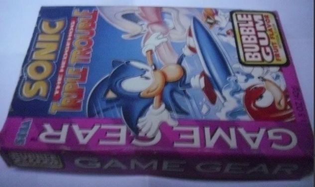 3 X Game Sega ! Poster Sonic + Box Gear Bubblegum + Cupom Tec Toy Club
