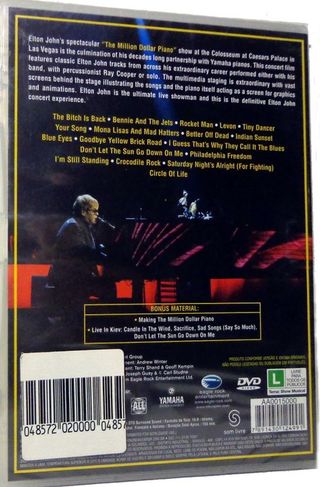 DVD Elton John - The Million Dollar Piano