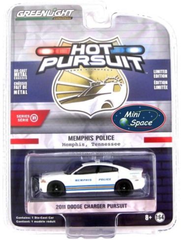 Greenlight 2011 Dodge Charger Pursuit Memphis Polícia 1/64