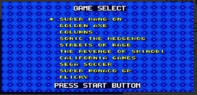 10 Jogos Mega Drive Golden Axe Game Sonic Monaco Soccer Hang On