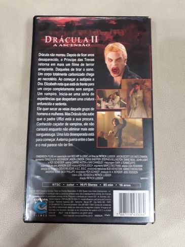 Filme Fita Vhs Drácula 2 a Ascensão (dracula 2: Ascension)