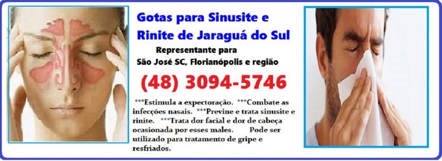 em São José SC Aplicação das Gotinhas de Jaraguá do Sul para Sinusite
