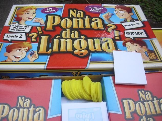 Jogo na Ponta da Lingua Grow Nova Edição Atual Educativo Novinho New