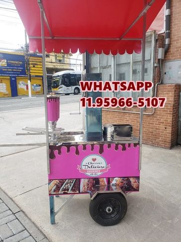 Carrinho de Churros Duas Doceiras Personalizado