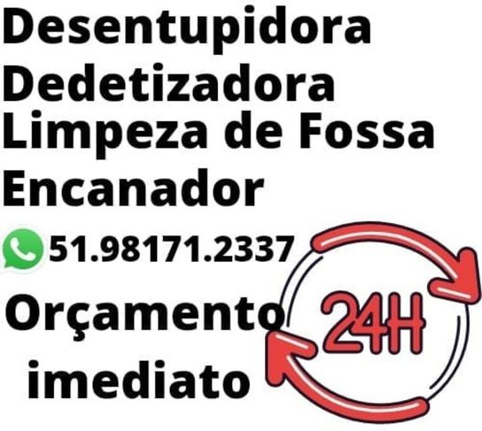 Limpa Fossa Porto Alegre e Regiões Metropolitanasul Desentupidora 24hs