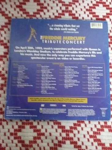 The Freddie Mercury Tribute Concert Ld Laserdisc Duplo