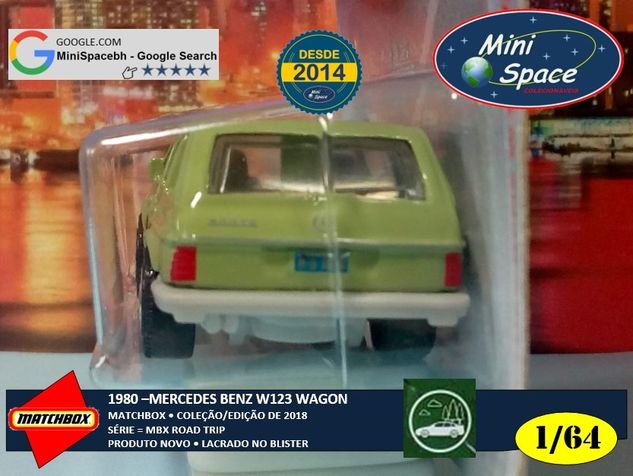 Matchbox 1980 Mercedes Benz W123 Wagon Cor Verde 1/64