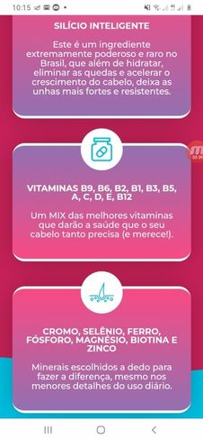 a Vitamina Capilar Mais Completa com Mineiras Exclusivos do Brasil