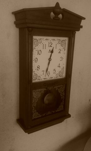 Relógio de Parede com Pêndulo Astro Vintage