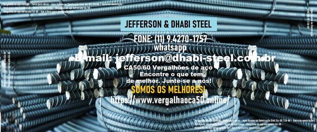 Vergalhão Ca50 Confira Valores com Nossa Equipe de Vendas Dhabi Steel