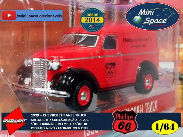 Greenlight 1939 Chevrolet Panel Truck Logo Phillips 1/64