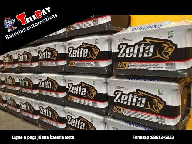 Promoção Baterias Zetta R$230