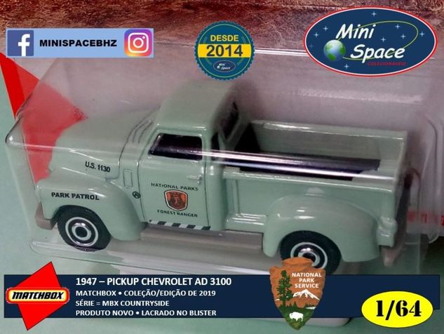 Matchbox 1947 Chevy Ad 3100 Pickup 1/64
