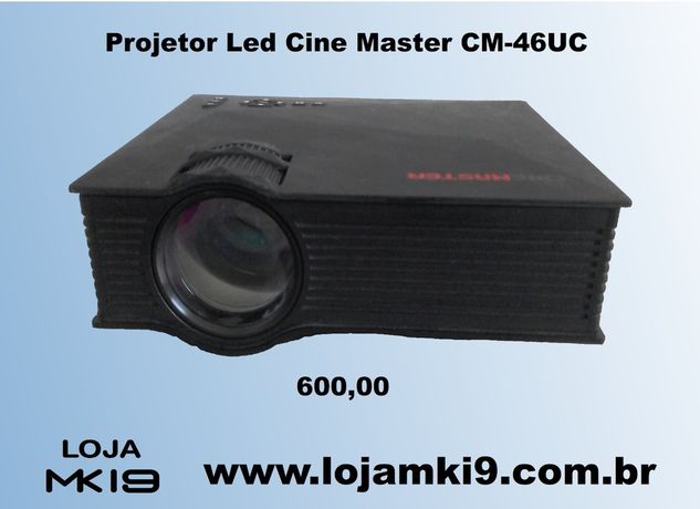 Projetor Led Cine Master Cm-46uc Wifi 1200 Lumens