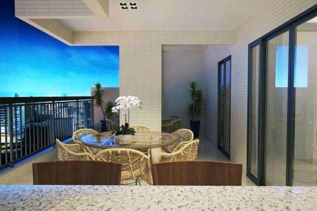 Apartamento com 63.52 m² - Aviação - Praia Grande SP
