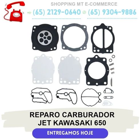 Kit Reparo Carburador Kawasaki 550 / 650 / 750 / 900 / 1100 Cuiabá