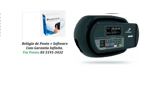 Relógio de Ponto Biometrico + Software