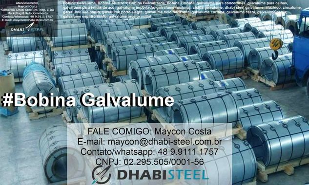 Galvalume Azm 120 0,40mm X 1200mm Importado com a Dhabi Steel