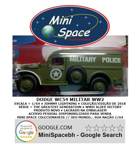 Johnny Lightning Dodge Wc54 Militar 1/64