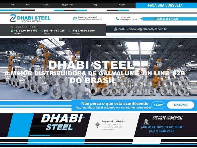 Bobinas Galvalume Nacional e Importada Compre com a Dhabi Steel