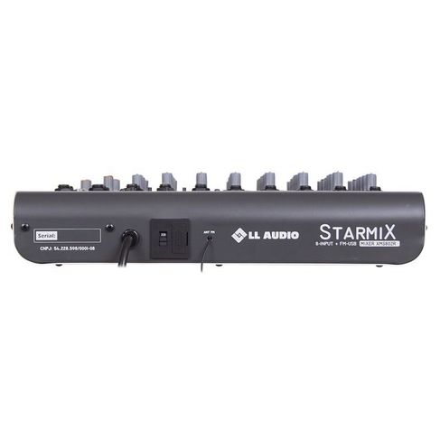 Mesas de Som Linha Starmix Xms Xms802r Ll Audio