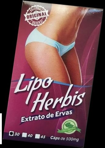 Lipo Herbis 30 Cápsulas - Emagrecedor - Suplemento Original