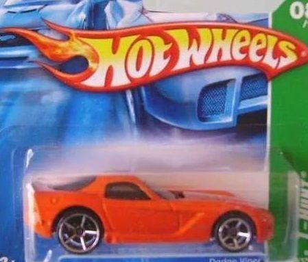 Dodge Viper Treasure Hunt Miniatura Hot Wheels Mattel T Hunt Novo/ Mbq