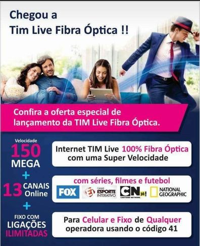Internet Tim Live Ultra Fibra