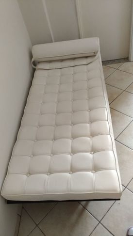 Recamier Barcelona Branco 183x78x40h