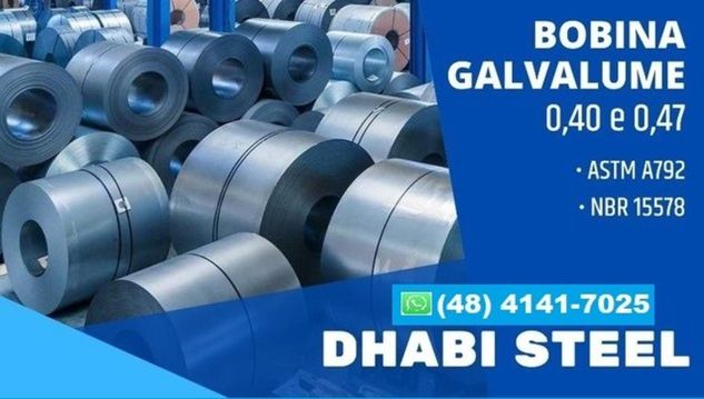 Galvalume Importado Primeira Linha Dhabi Steel Br