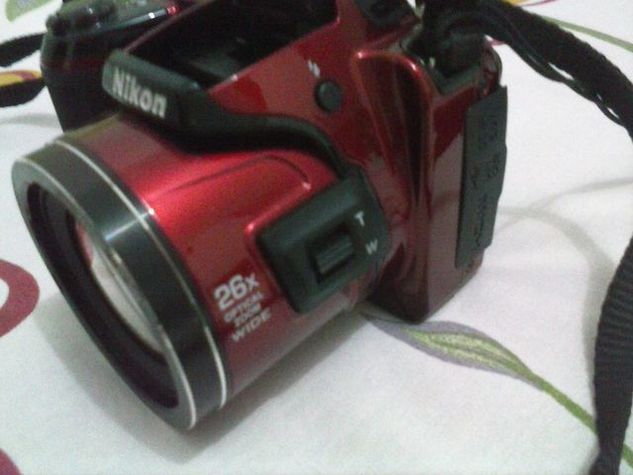 Máquina Fotográfica Nikon Coolpix L810 Vermelha