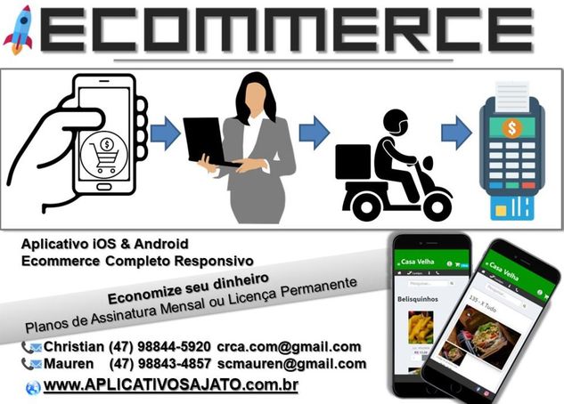Aplicativo Ecommerce Android & Ios Iphone, Ipad