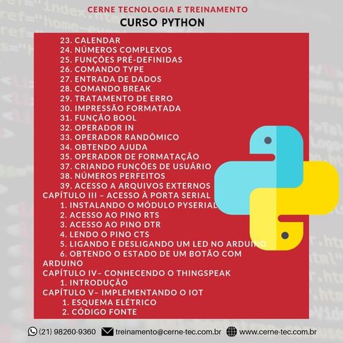 Curso Python Presencial no Rio de Janeiro