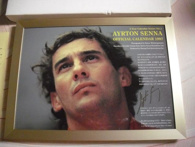 Senna F1 Ayrton Senna Limited Edition Quadro com Assinatura em Ouro