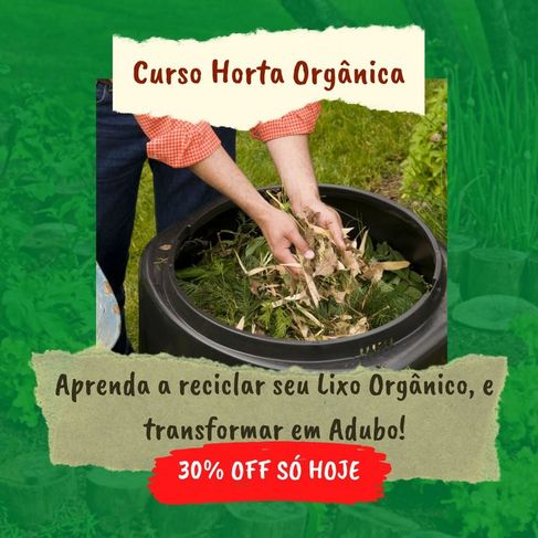 Curso Horta Orgânica – 100% Online
