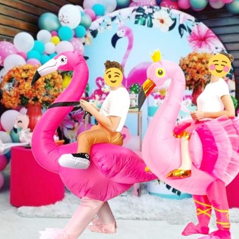 Flamingo Personagens Vivos Cover Festa Infantil