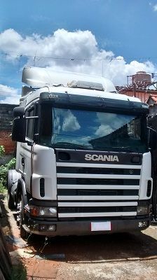 Scania R 124 Ga 420 4x2 Ano 2001 Frontal Top. Completo com Ar