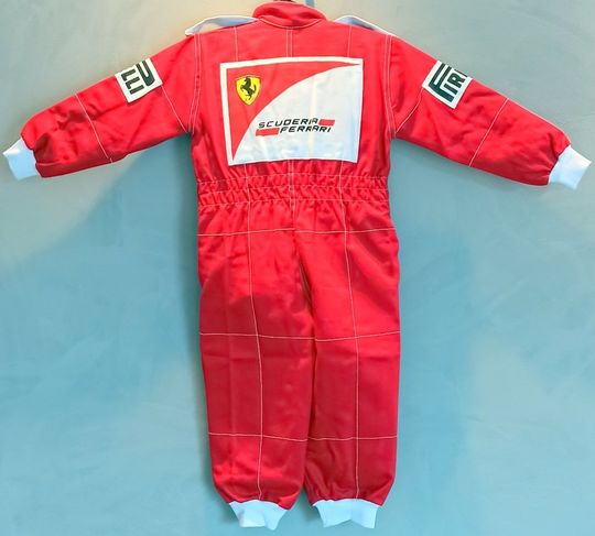 Macacão Infantil Corrida Unissex Ferrari