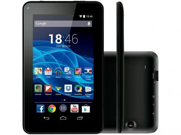 Tablet M7s Plus, Multilaser 7'', 8 GB + Teclado Melhor Preço