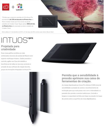 Pen Tablet Intuos Pro Medium Pth651