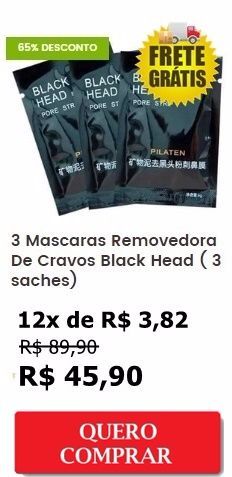 Black Head Máscara Preta Removedora de Cravos