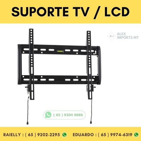 Suporte Fixo para TV Lcd, Led e Plasma 22 a 47 Polegadas Base Televisa