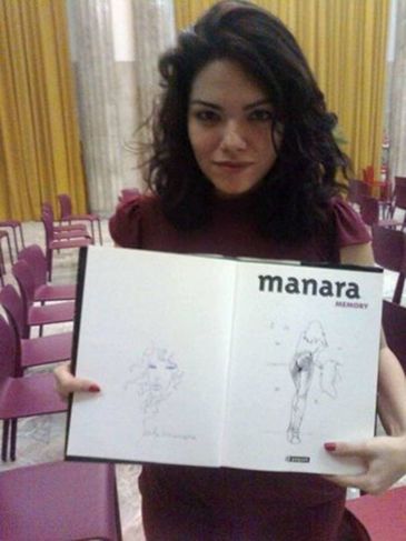 Livro Memory Manara Autografado e Desenhado