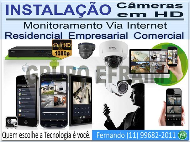 Instalação de Câmeras Arujá, Guarulhos, Suzano Mogi