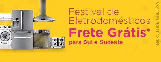 Festival de Eletrodomésticos! Aproveita