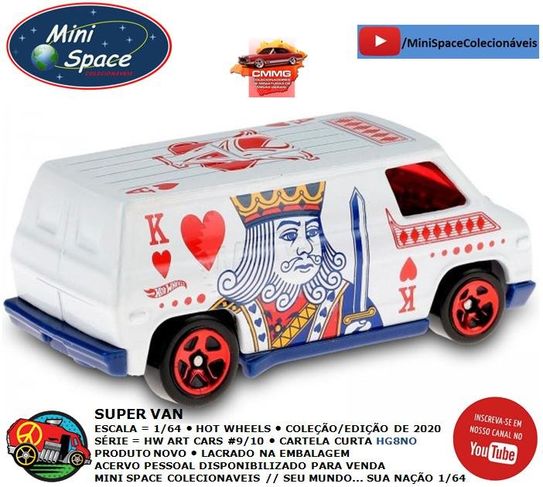Hot Wheels 2020 Super Van Hw Art Cars 1/64