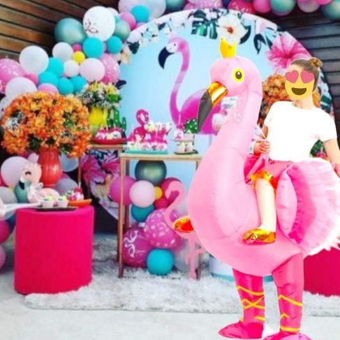 Flamingo Personagens Vivos Cover Festa Infantil