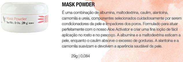Kit Mask Powder, Activator, Alpha-e Factor e Moisturizing