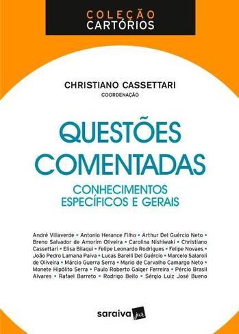 Coleção Cartórios - Questões Comentadas - 1ª Ed. 2018