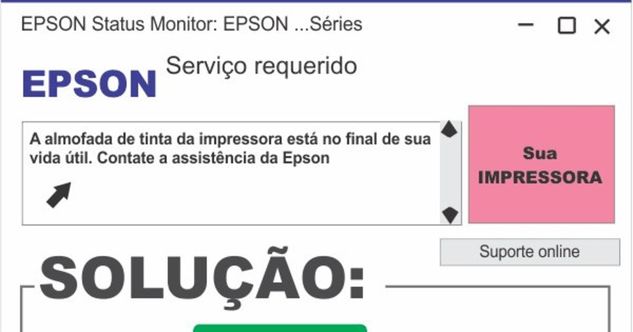 Reset Impressora Epson em Fortaleza